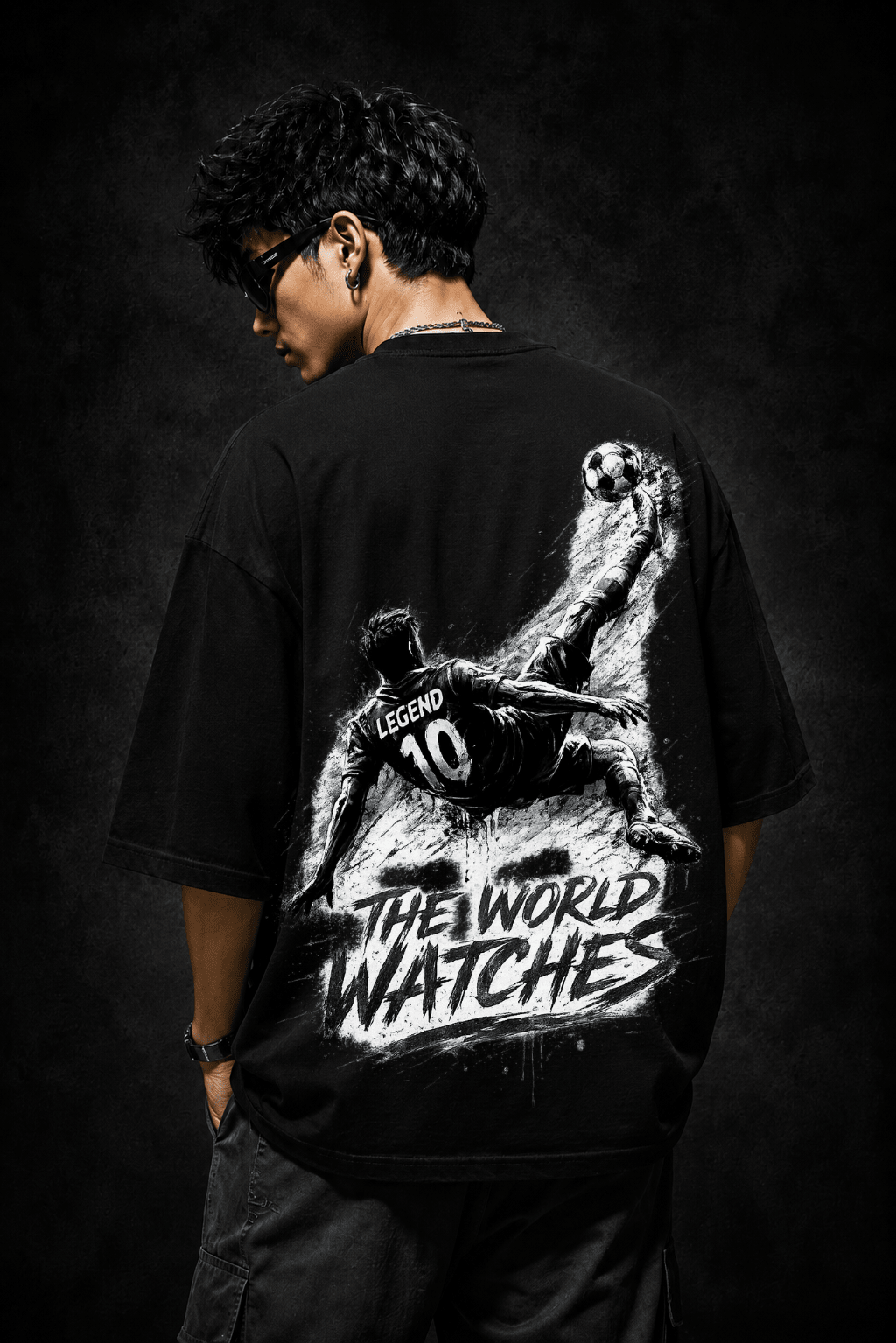 The World Watches — FIFA WC 2026 Oversized Graphic Tee - Vibe Z9