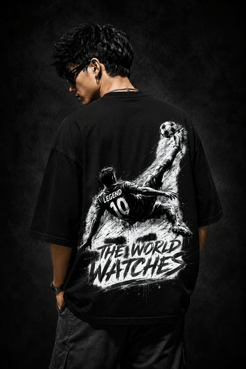 The World Watches — FIFA WC 2026 Oversized Graphic Tee - Vibe Z9