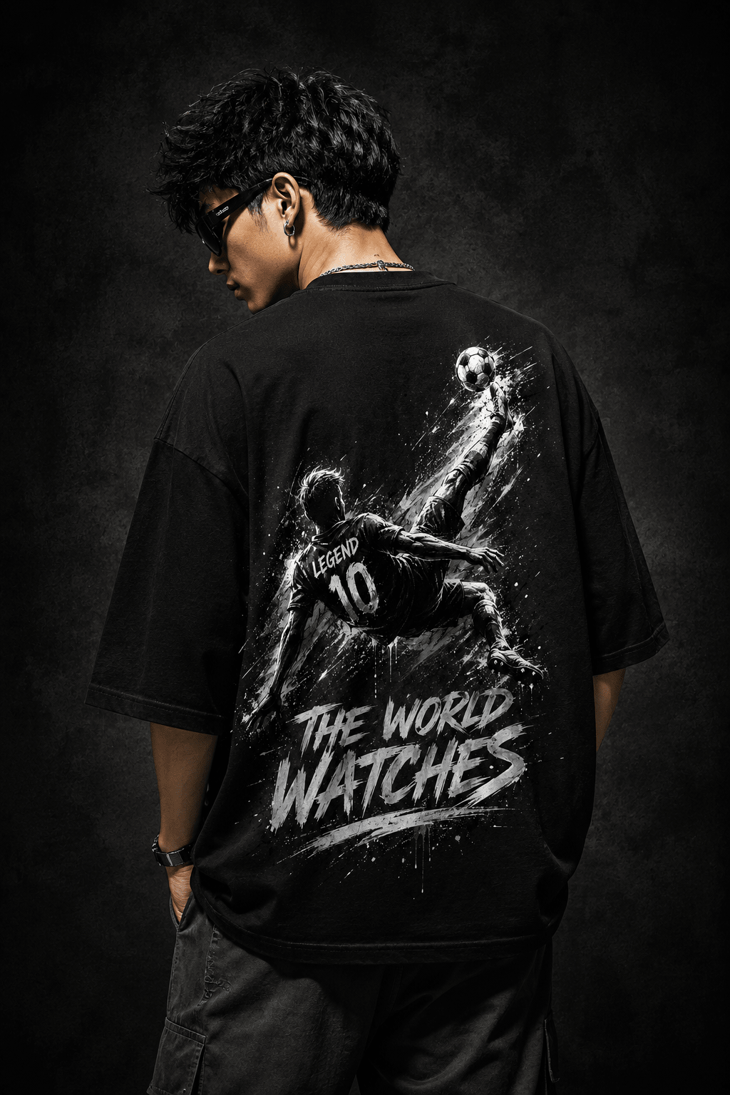 The World Watches — FIFA WC 2026 Oversized Graphic Tee - Vibe Z9