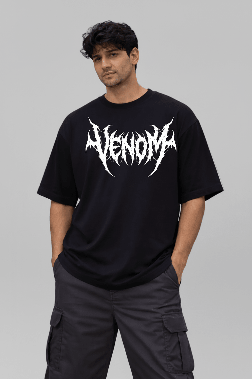 Venom Oversized Graphic Tee - Vibe Z9