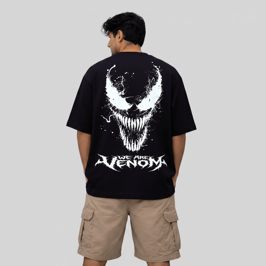 Venom Oversized Graphic Tee - Vibe Z9