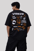 VibeZ9 Breaking Norms Oversized Graphic Tee - Vibe Z9