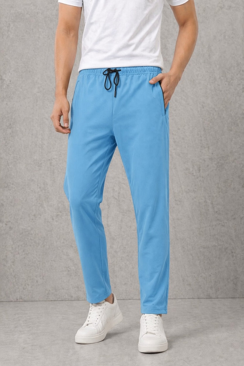Slim Fit Pique Stretch Trousers Pakistan – Breathable Spandex Jogger Pants